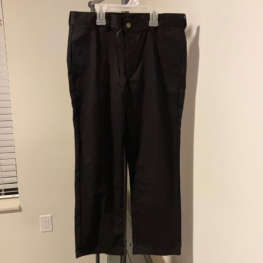 Boys black dress pants